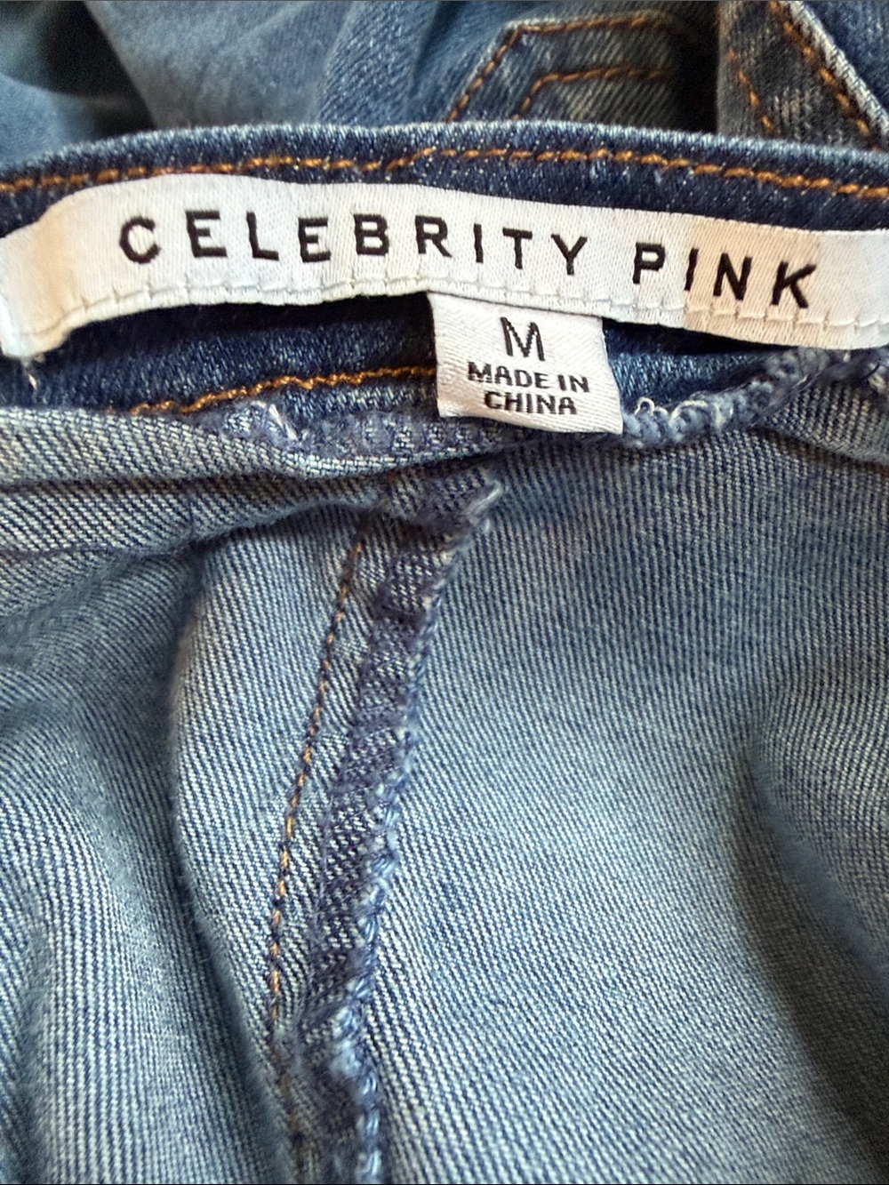 Celebrity Pink Light Wash Denim Jeans
